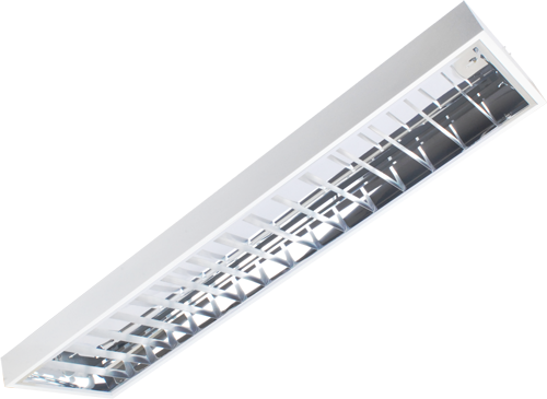 Ecolum Wide Louver Type Luminaire with Aluminum Reflector
