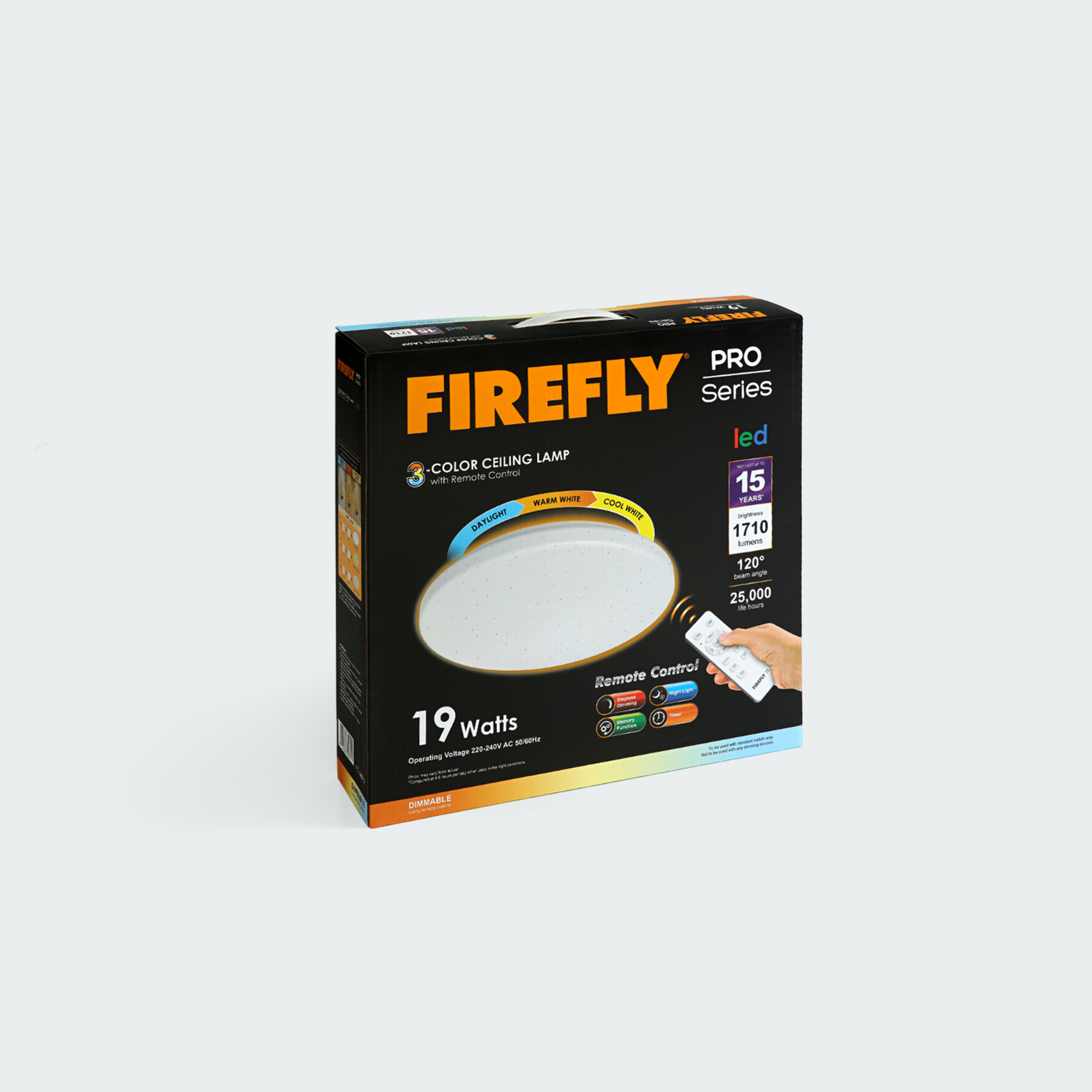 Firefly Pro Series LED Tri-color Ceiling Lamp