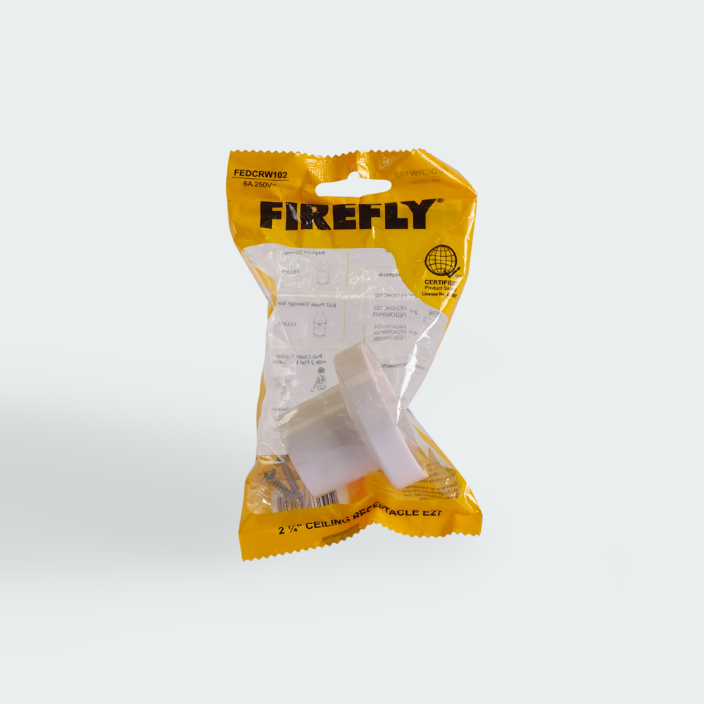 Firefly E27 Ceiling Receptacle