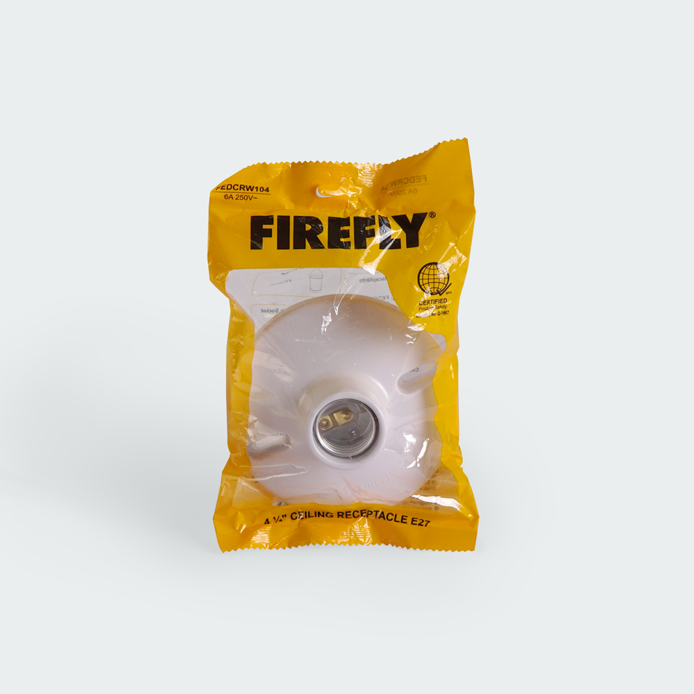 Firefly E27 Ceiling Receptacle