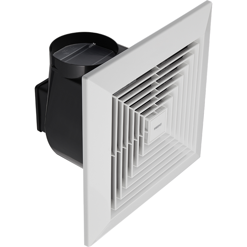 Firefly Ceiling Mounted Exhaust Fan Slim Radial Grille