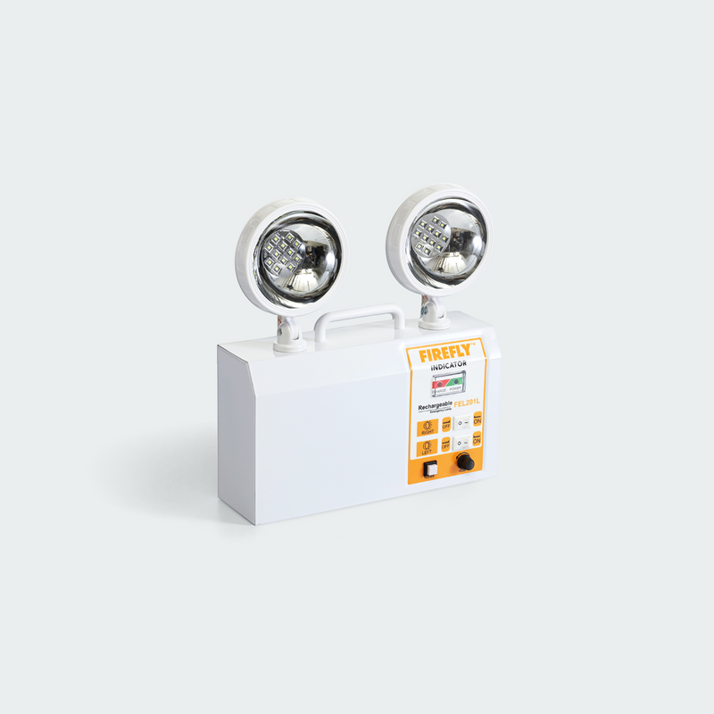Firefly rechargeable twinhead emergency lamp deals