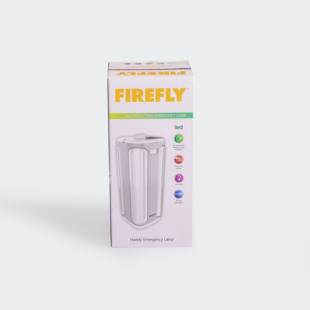 Firefly Rechargeable Handy Emergency Lamp with Dimmer Switch & Handle