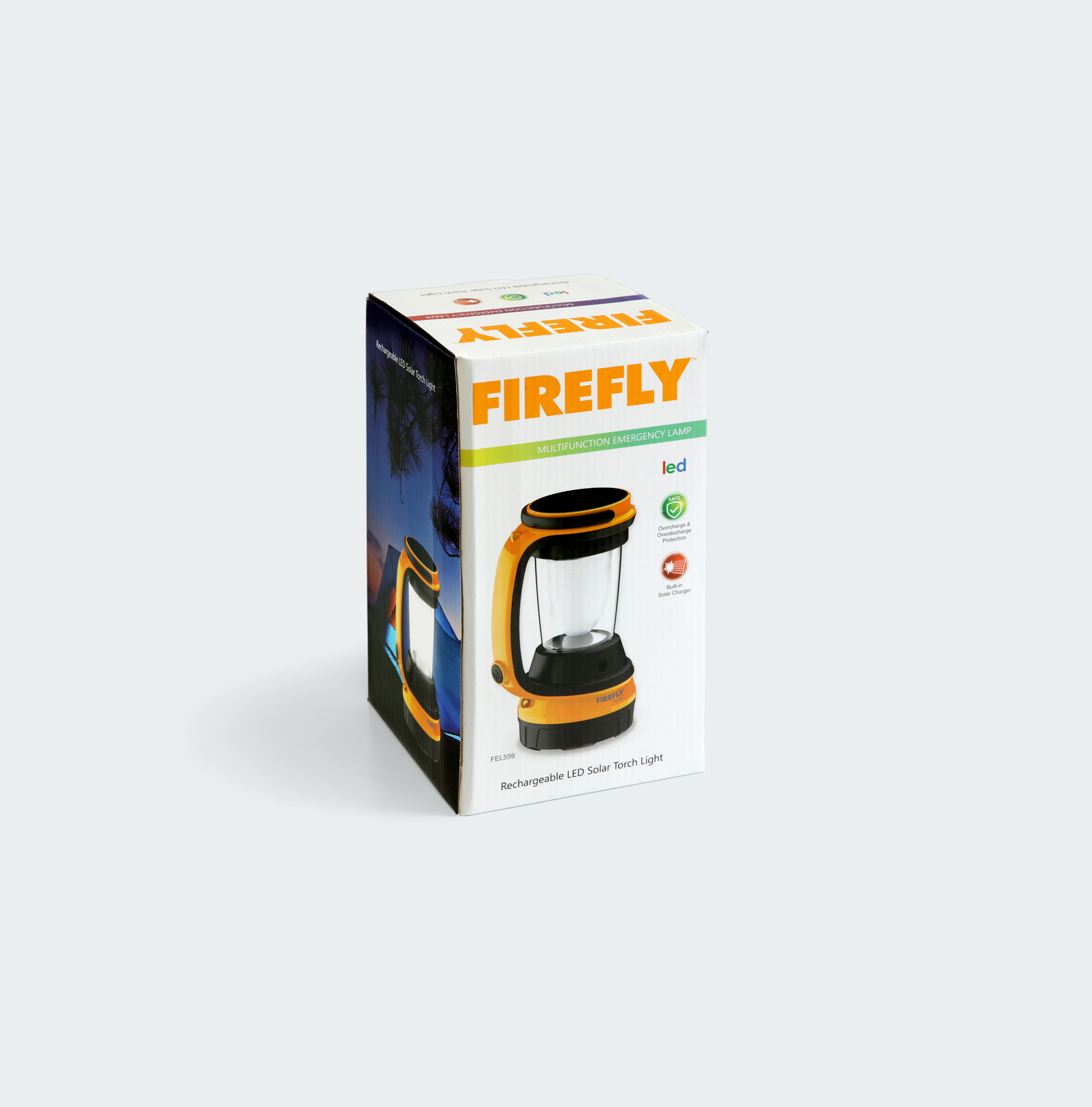 Firefly Rechargeable Solar LED Torch Light