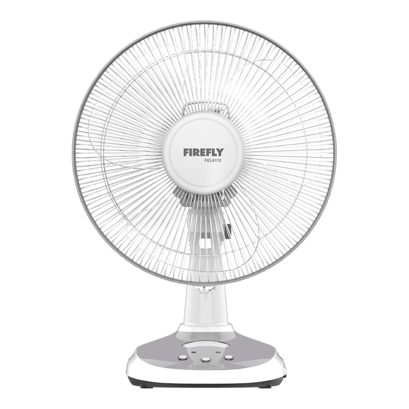 Firefly Rechargeable 12" ACDC Fan w/ Night Light