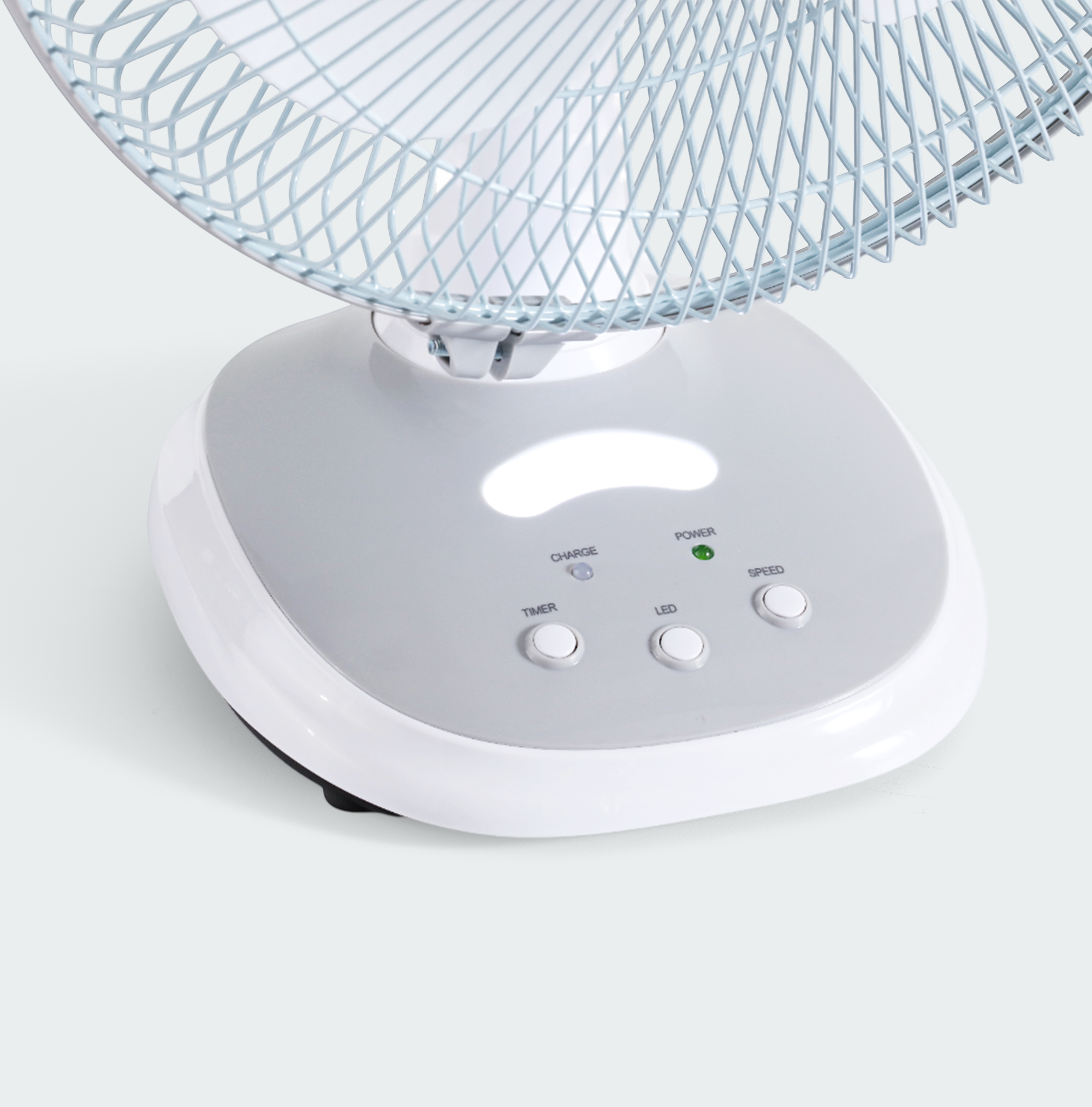Firefly Rechargeable 12" Fan with Night Light