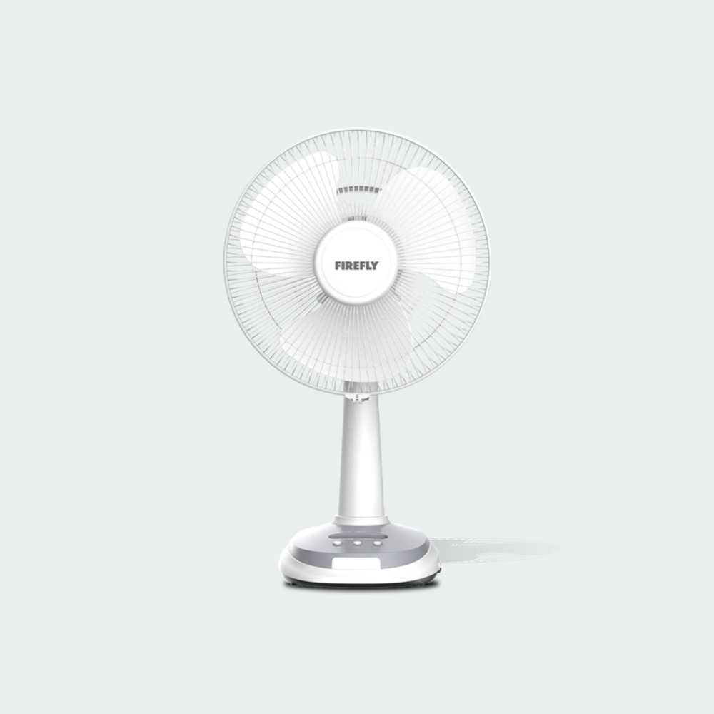 Firefly Rechargeable Desk Fan with Solar Panel