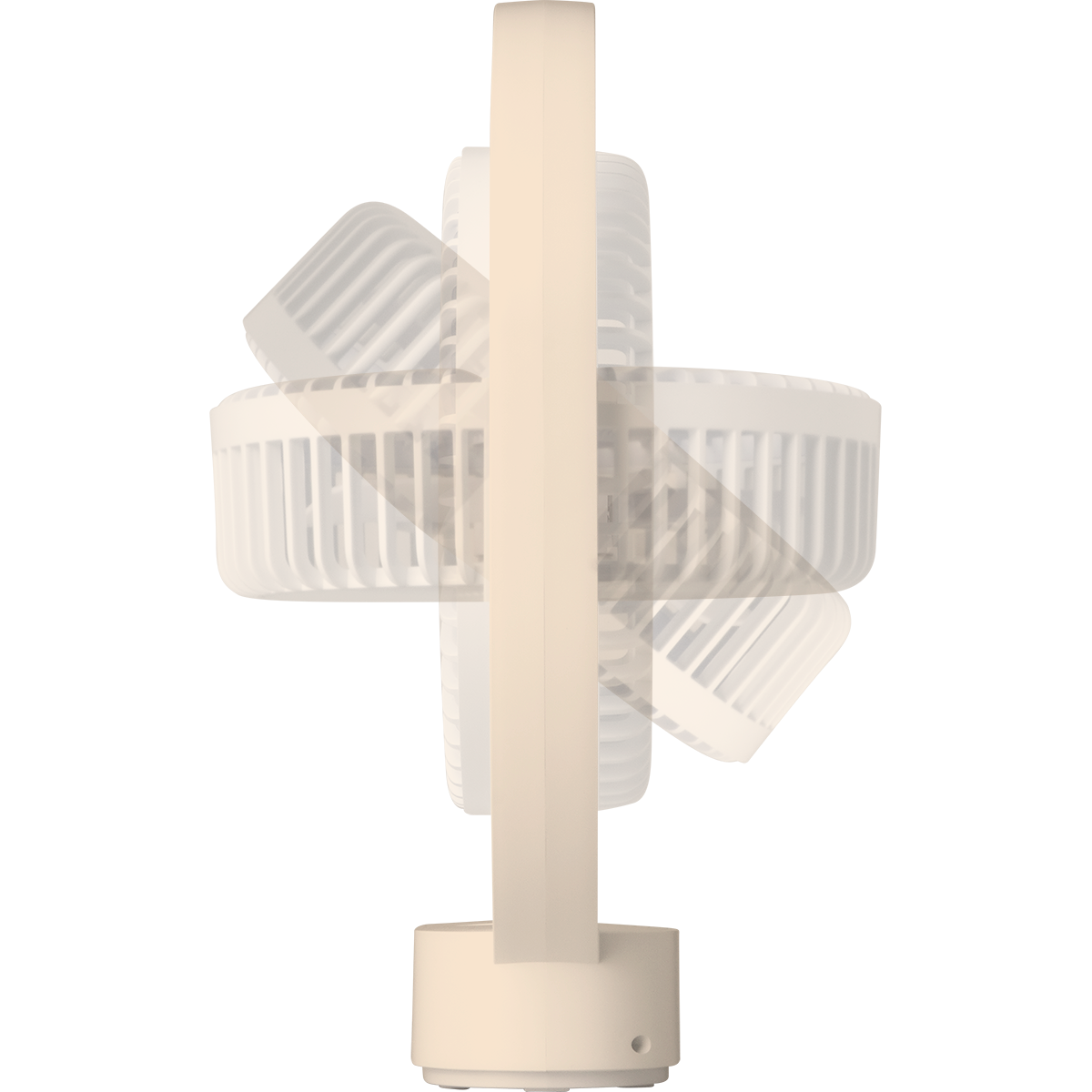 Firefly Rechargeable Oscillating Desk Fan with Night Lamp