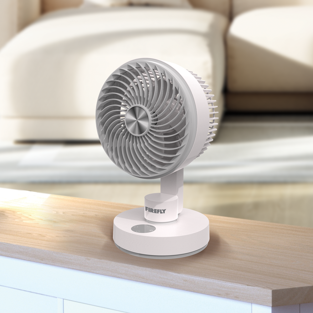Firefly Rechargeable Oscillating Desk Fan