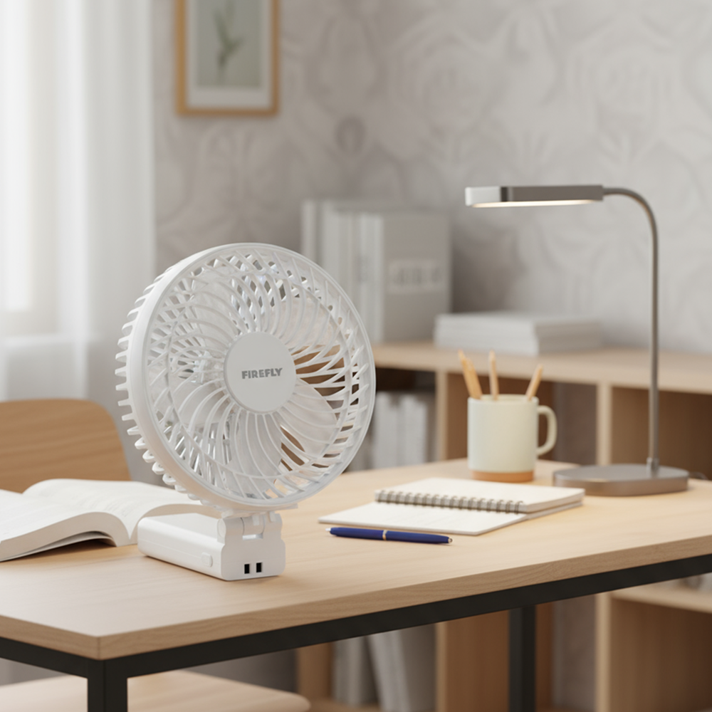 Firefly Rechargeable Folding Handheld Desk Fan