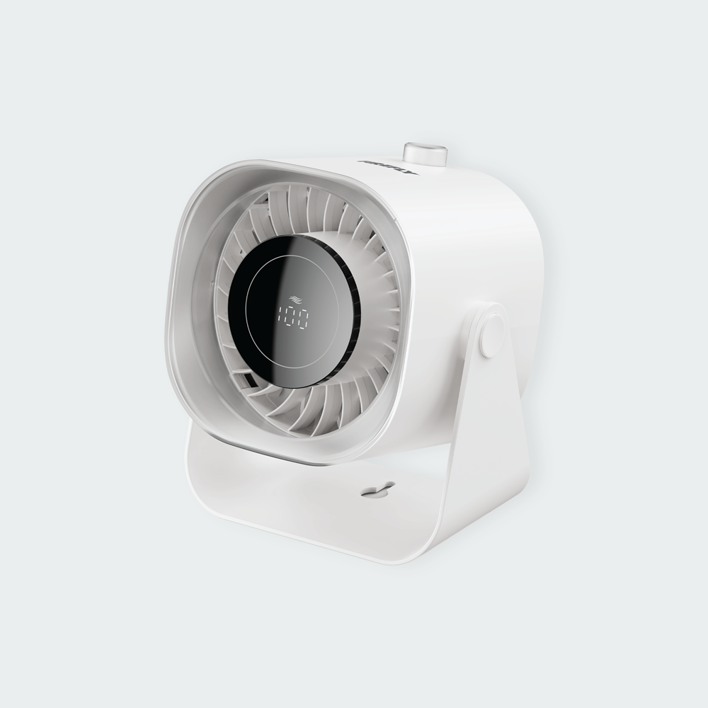 Firefly Rechargeable Desk Fan with Digital Display