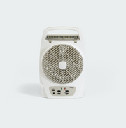Firefly Rechargeable LED 8" Oscillating 2-Speed Desk Fan
