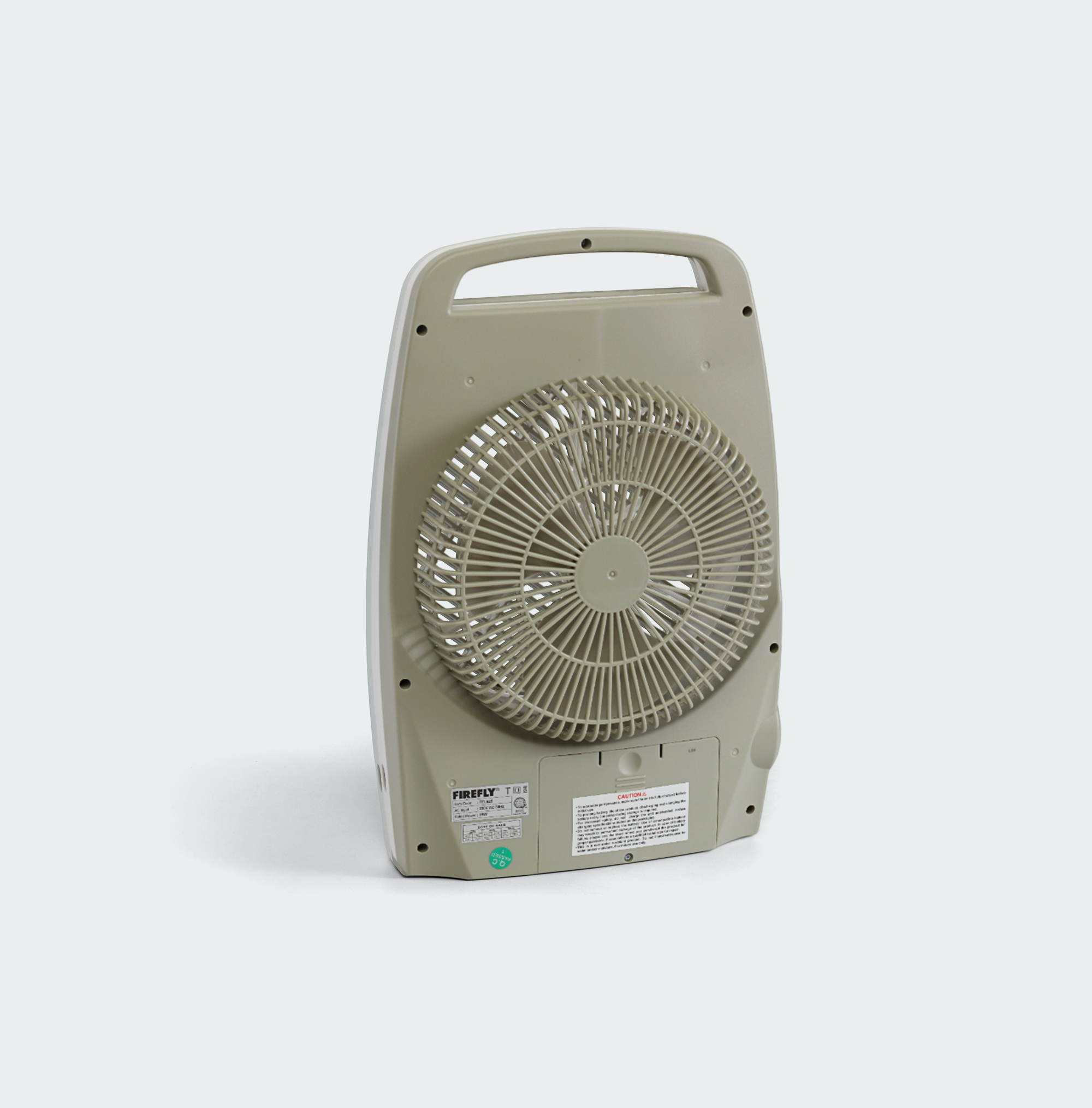 Firefly Rechargeable LED 8" Oscillating 2-Speed Desk Fan