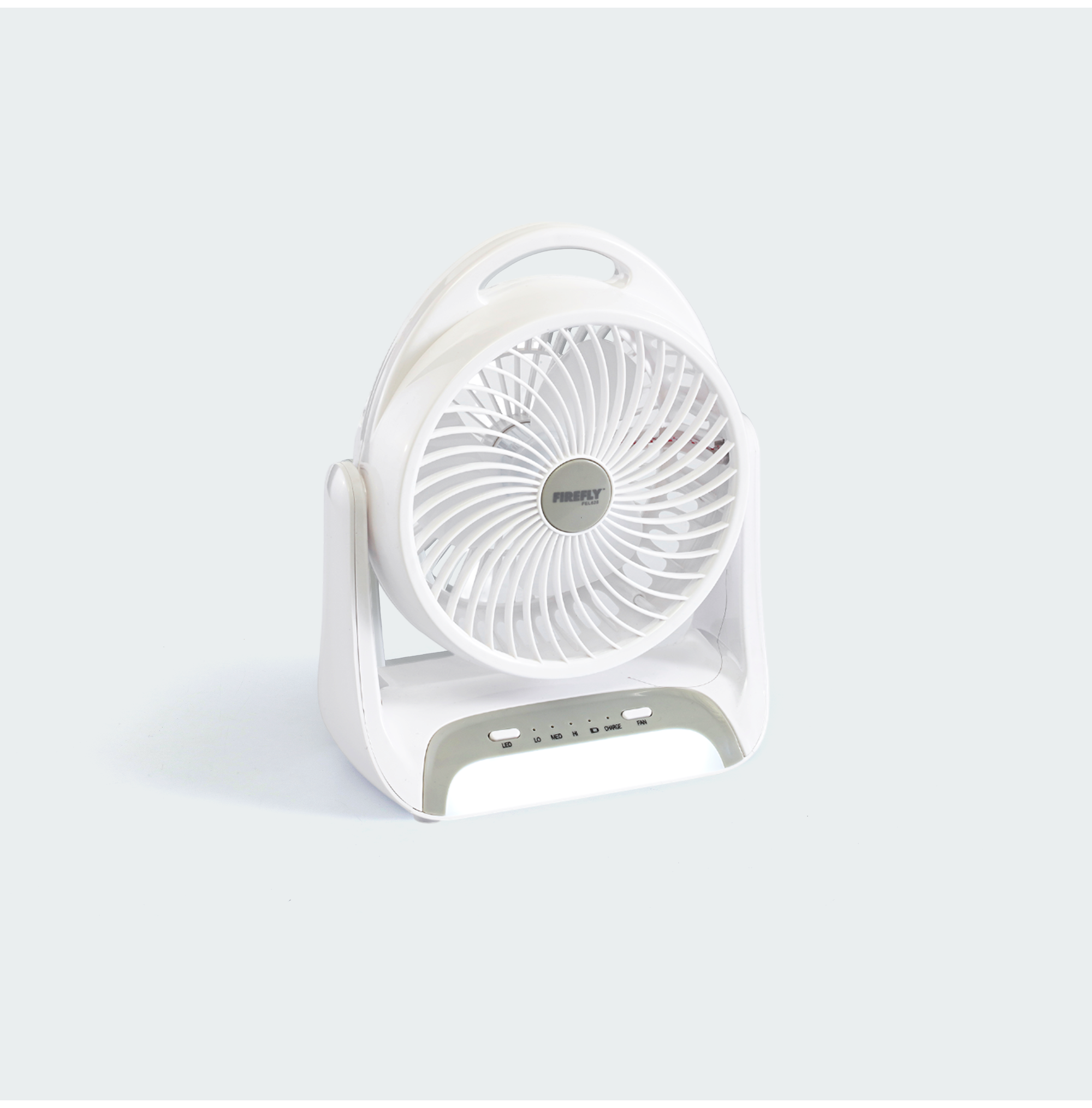 Firefly Rechargeable 5" Fan with USB & DC socket