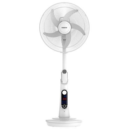Firefly Rechargeable16" Fan with Digital LED Display and Remote Control