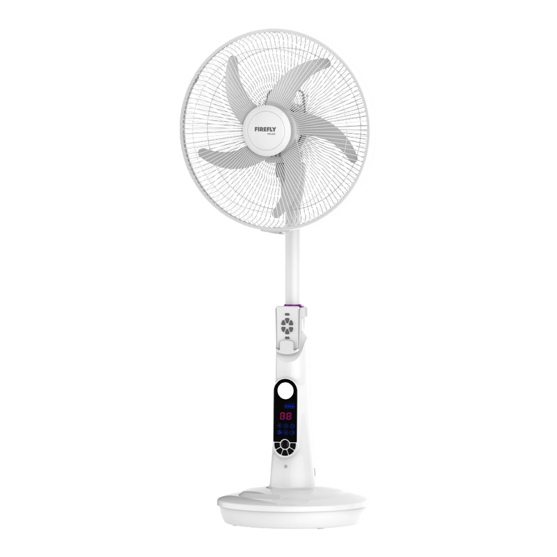 Firefly Rechargeable 16" Stand Fan with Night Light