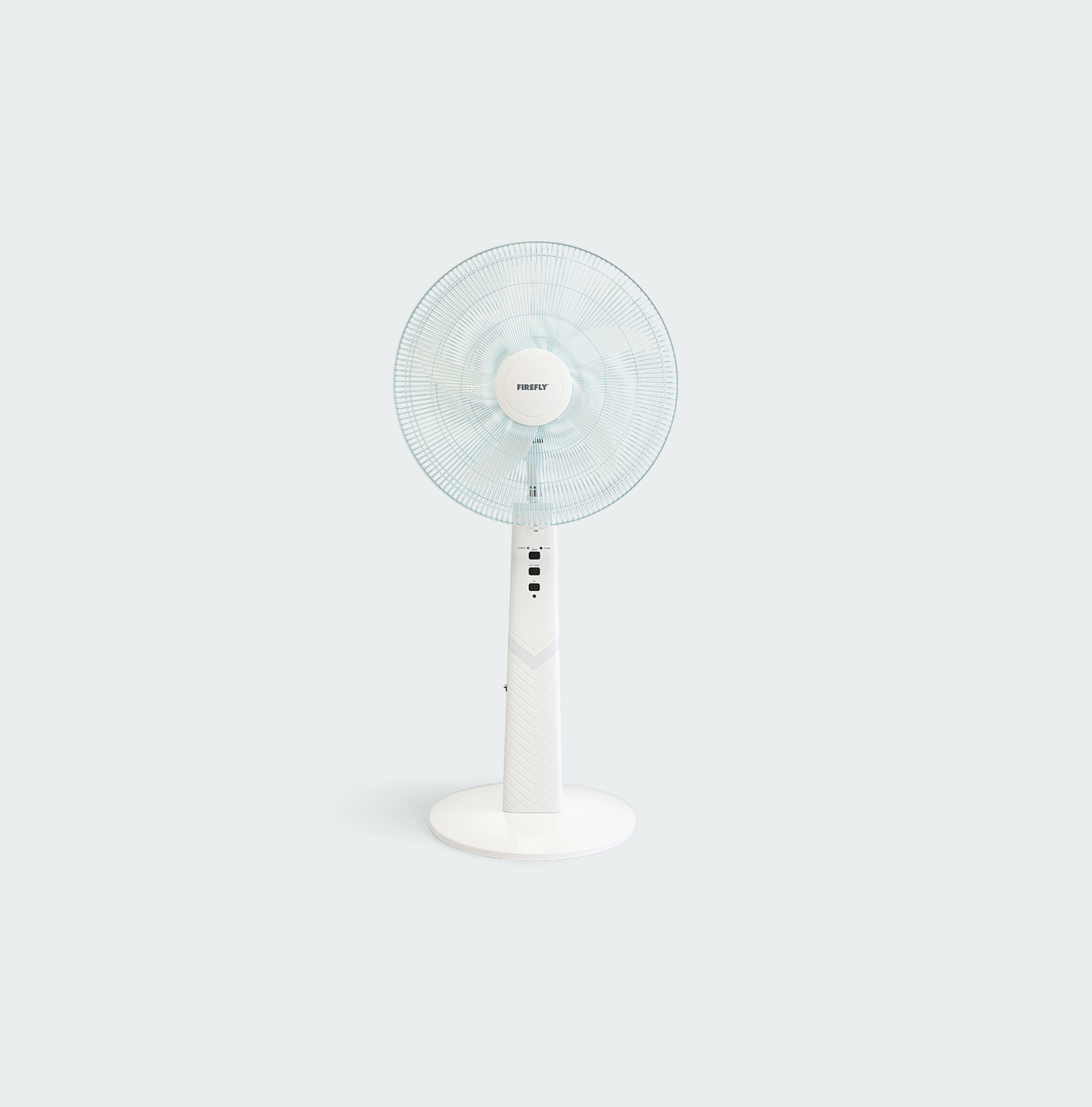 Firefly Rechargeable 18" Stand Fan with Mist & Night Light