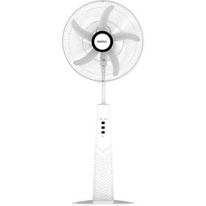 Firefly Rechargeable 18" Stand Fan with Night Light and Remote Control