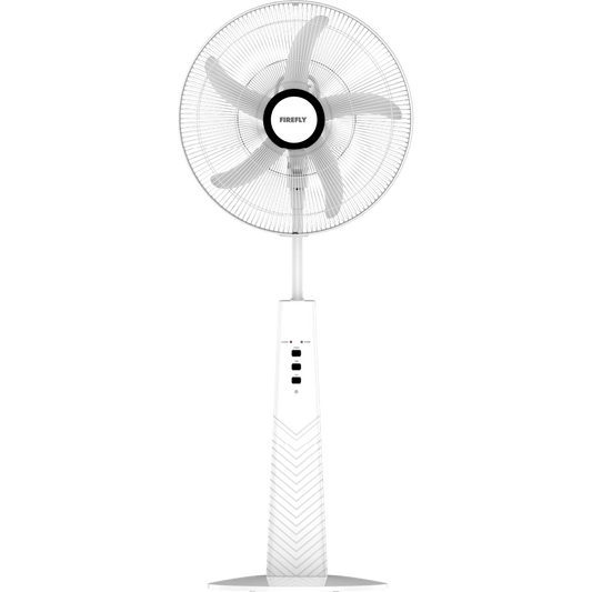 Firefly Rechargeable 18" Stand Fan with Night Light and Remote Control