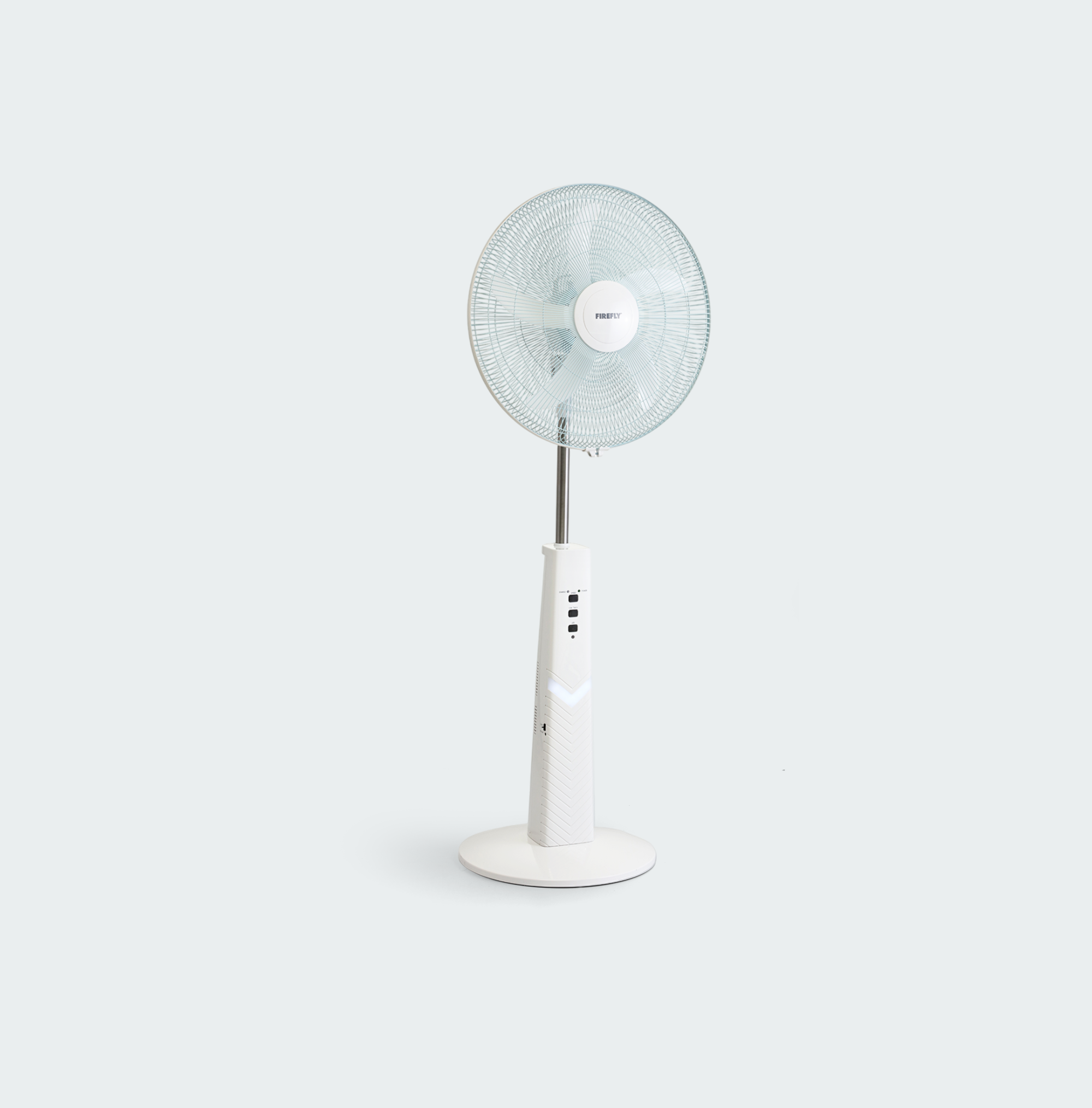 Firefly Rechargeable 18" Stand Fan with Mist & Night Light