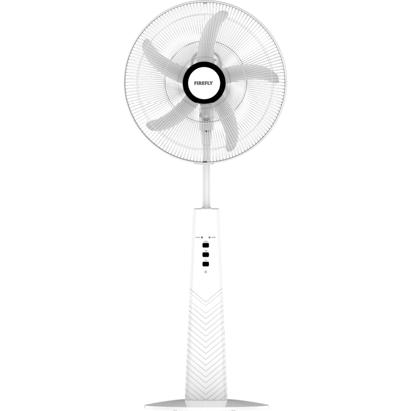 Firefly Rechargeable 18" Stand Fan with Night Light and Remote Control