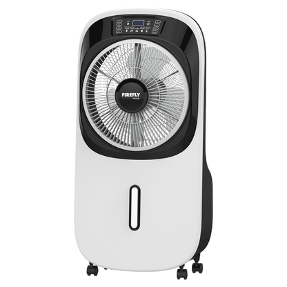 Firefly Rechargeable 10" inch Mist Fan with Digital LED Display and Remote Control