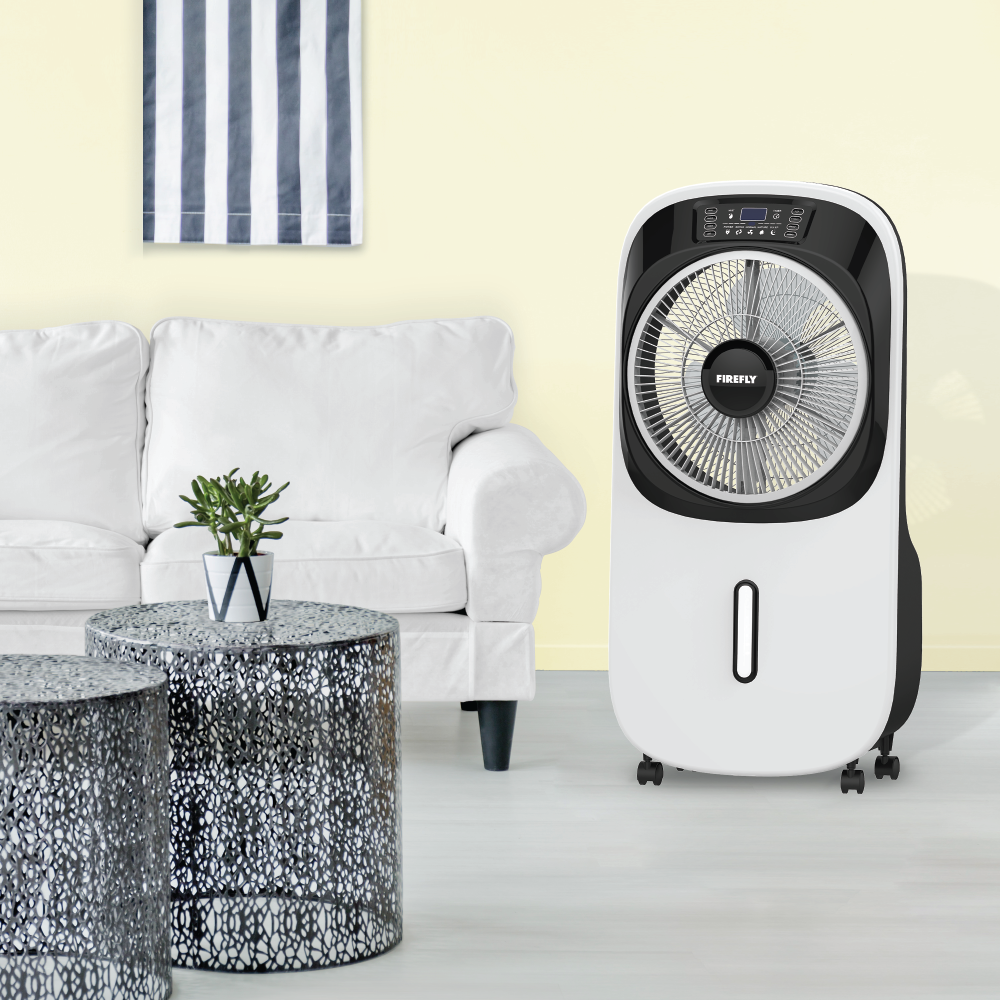 Firefly Rechargeable 10" Mist Fan with Digital LED