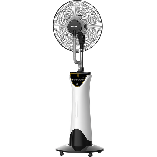 Firefly Rechargeable 16" Mist Fan with Digital Display and Night Light