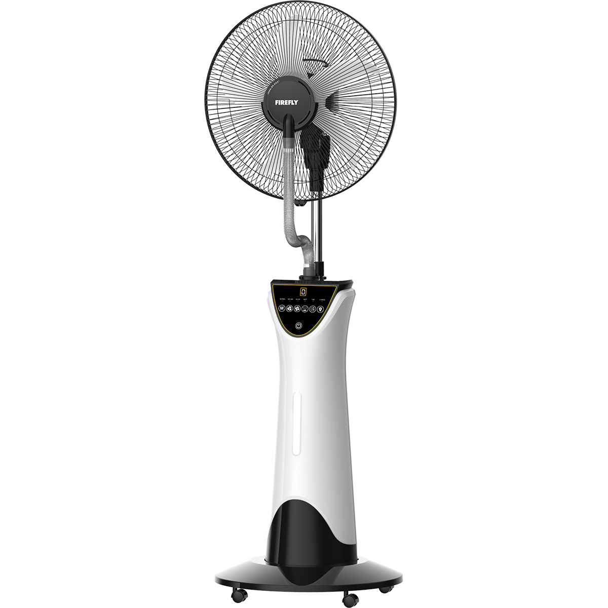 Firefly Rechargeable 16" Mist Fan with Digital Display and Night Light