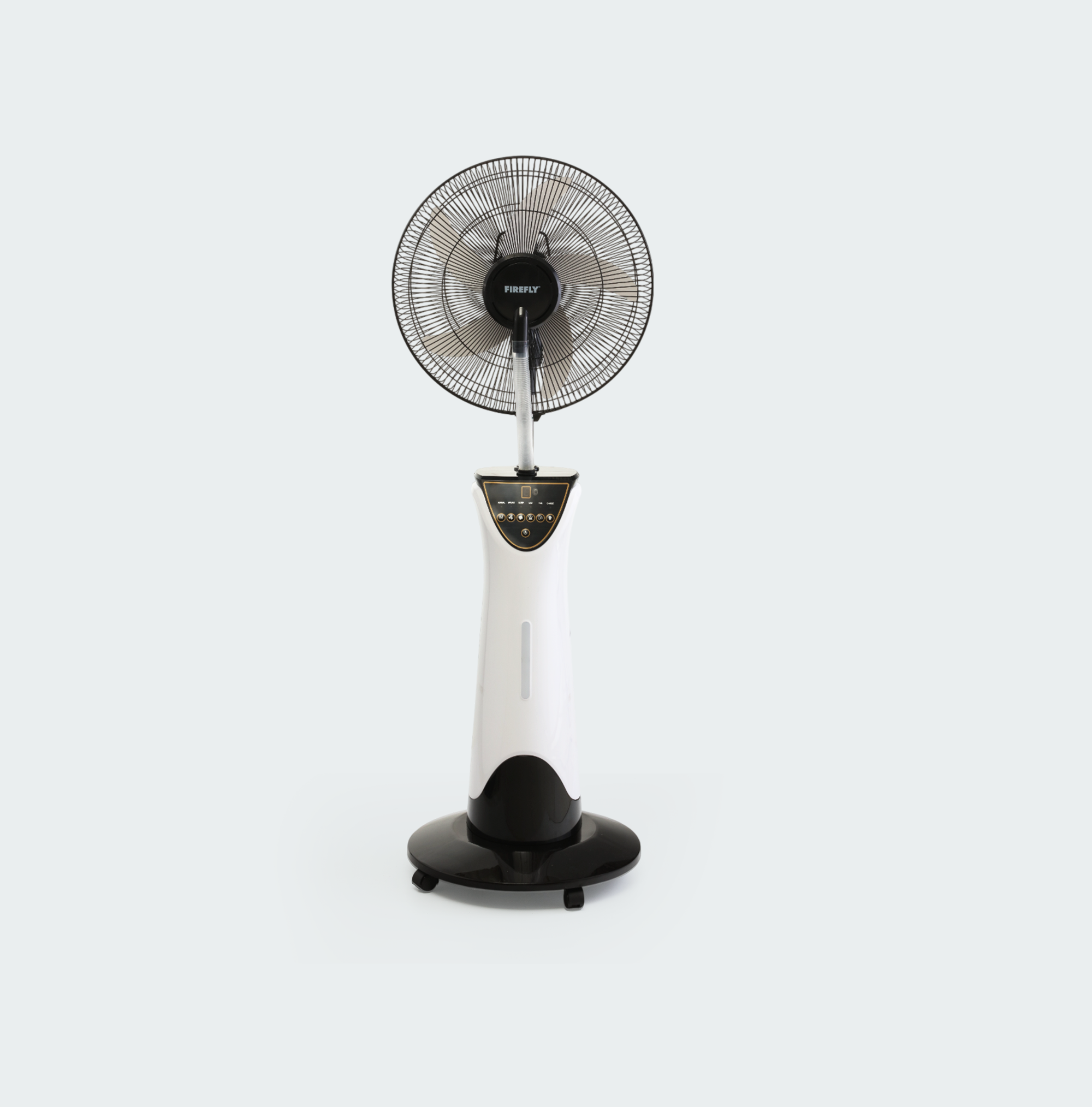 Firefly Rechargeable 16" Stand Fan with Mist & Night Light