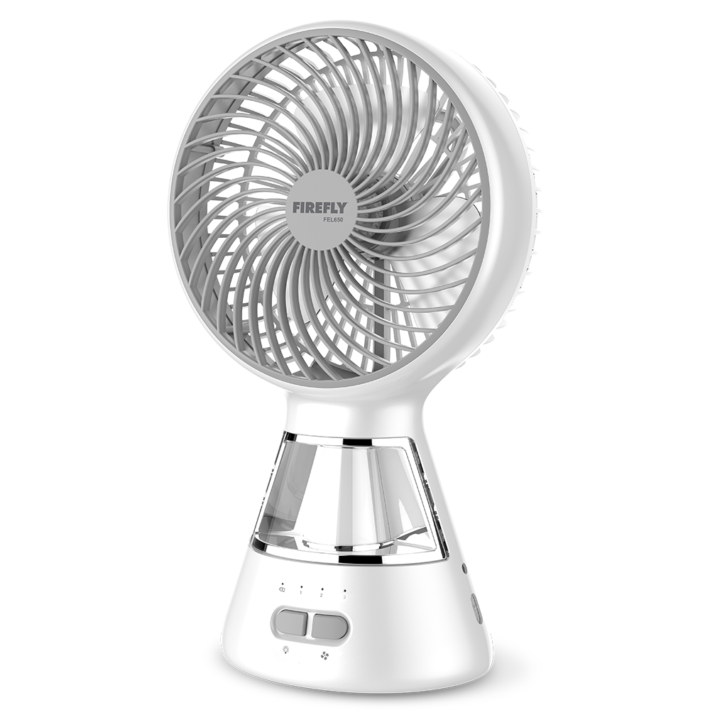 Firefly Mini Table Fan with Night Light