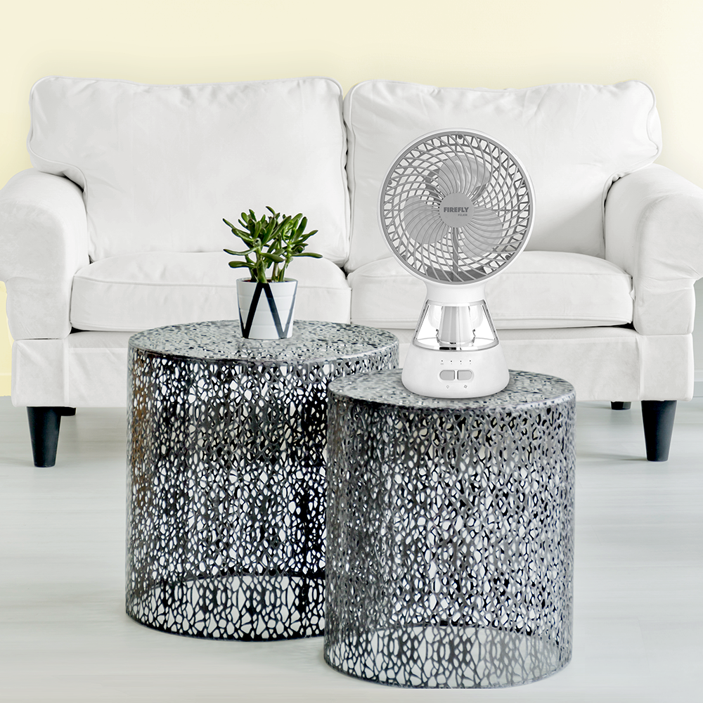 Firefly Mini Table Fan with Night Light