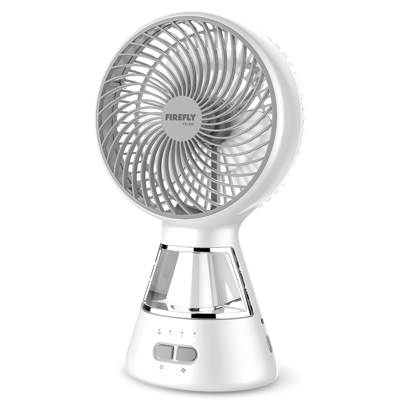 Mini Table Fan with Night Light