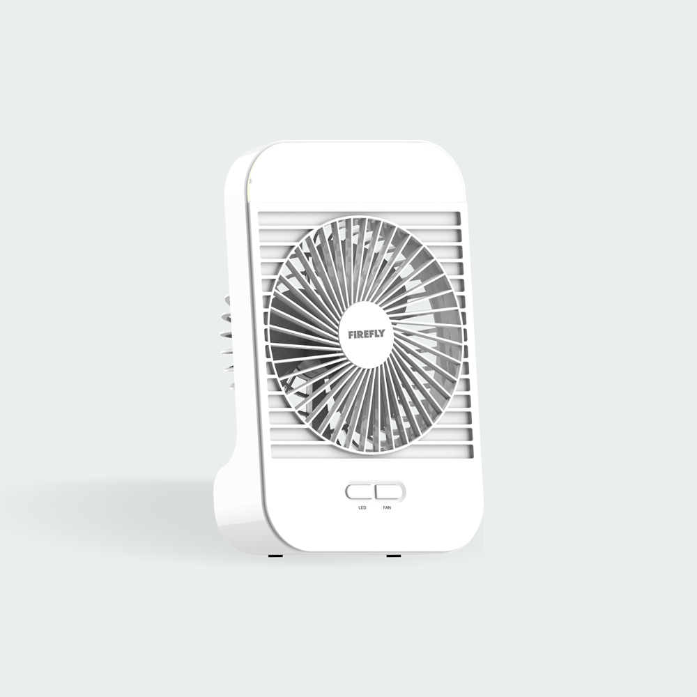 Firefly Rechargeable 5" Fan with Night Light