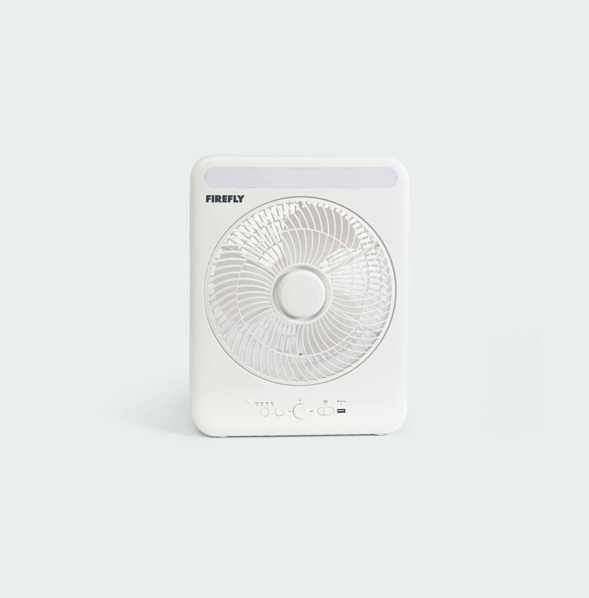 Firefly Rechargeable Box Fan with Night Light