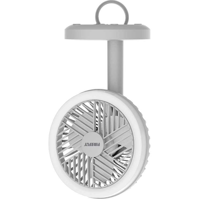 Rechargeable Mini Fan with Ring Light