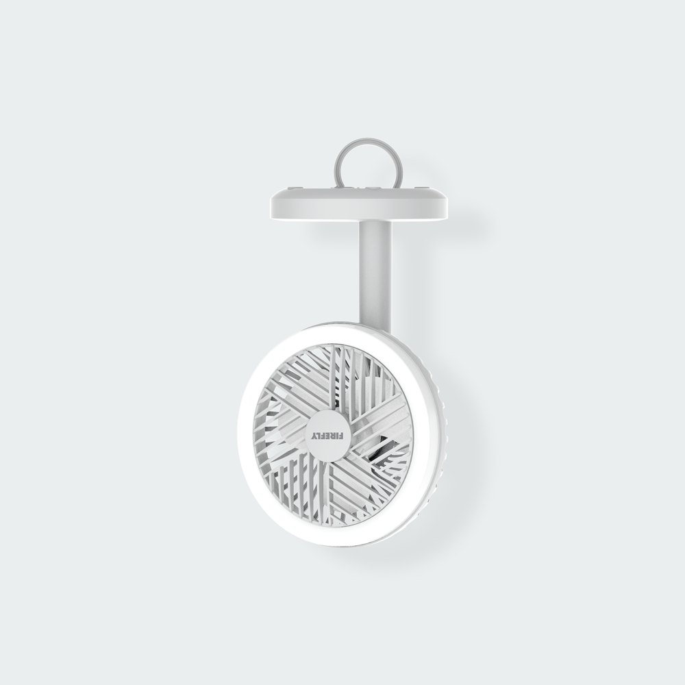 Firefly Rechargeable Mini Fan with Ring Light