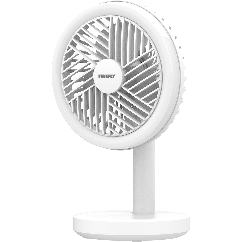 Firefly Rechargeable Mini Fan with Ring Light