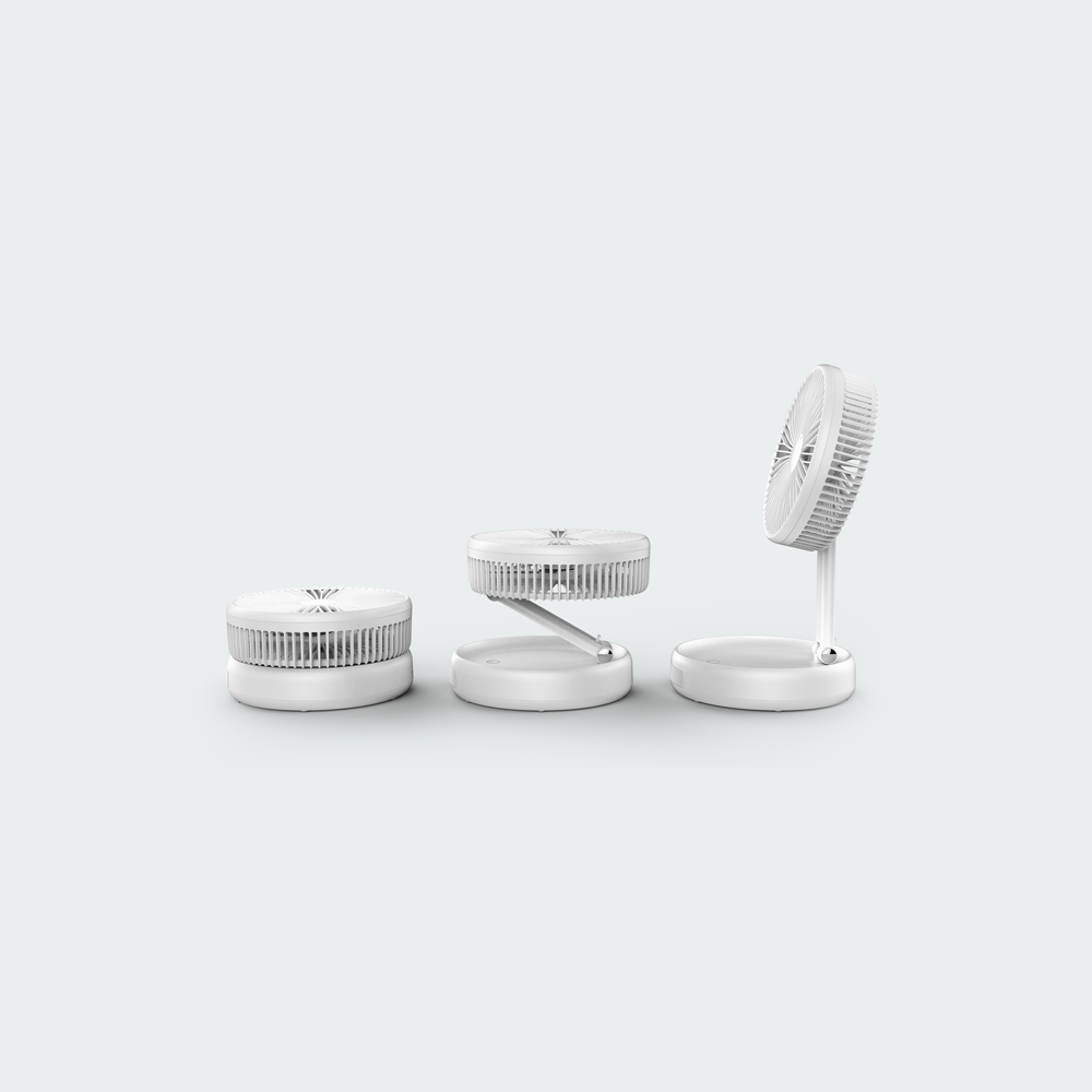 Firefly Rechargeable Foldable Mini Stand Fan with Night Lamp