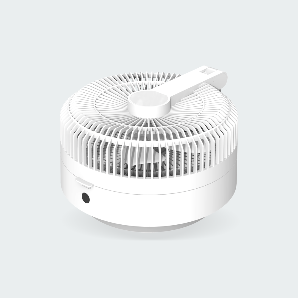 Firefly Rechargeable Foldable Telescopic Stand Fan with Night Light