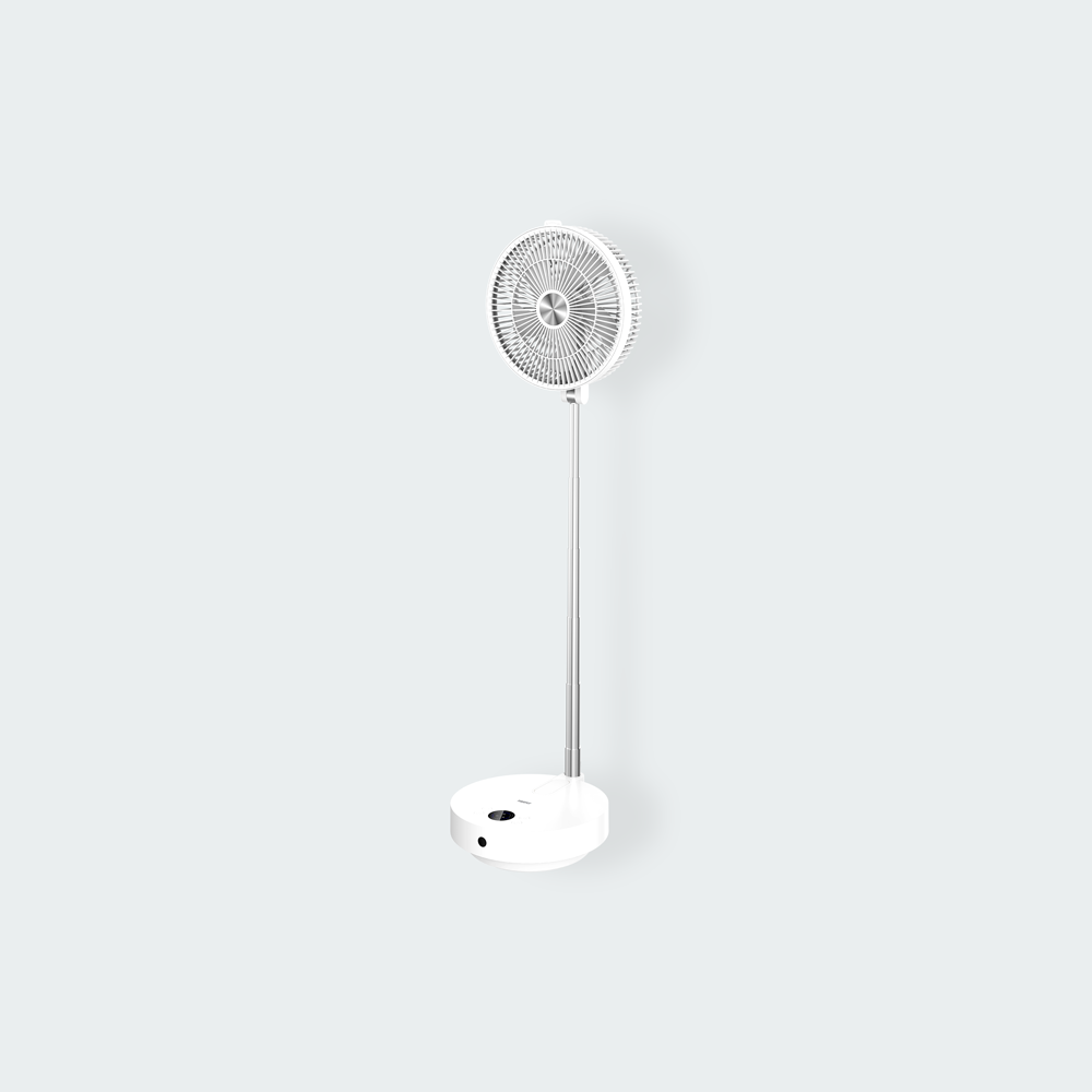 Firefly Rechargeable Foldable Telescopic Stand Fan with Night Light