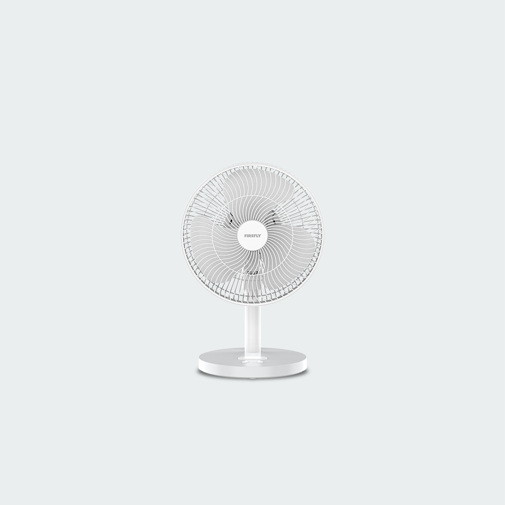 Firefly 12" Rechargeable Oscilating Fan with Night Light