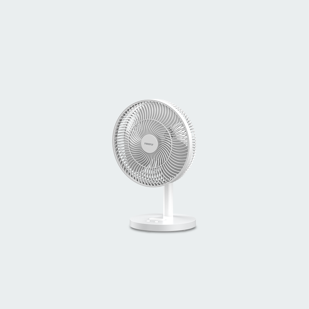 Firefly 12" Rechargeable Oscilating Fan with Night Light