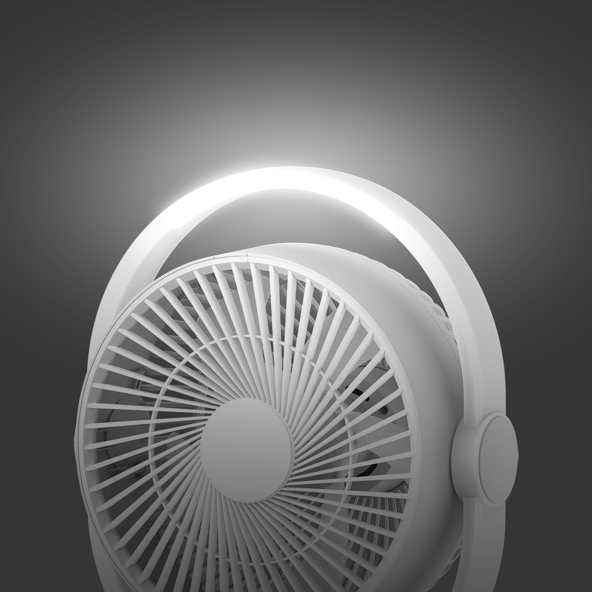 Firefly Rechargeable Circulator Fan with Night Lamp