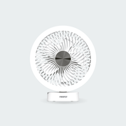 Firefly Rechargeable Mini Desk Fan with Ring Lamp