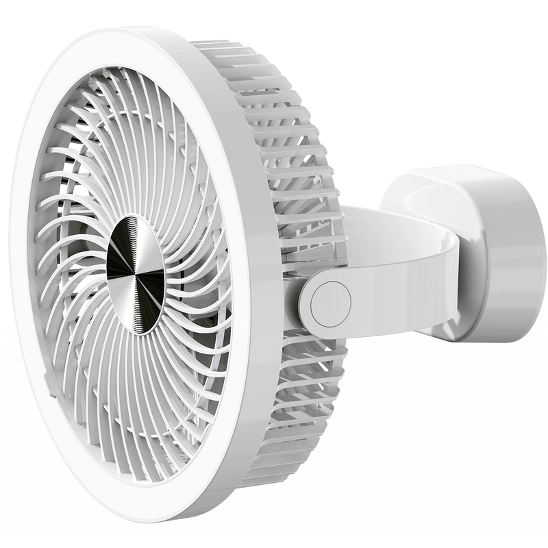 Firefly Rechargeable Mini Desk Fan with Ring Lamp