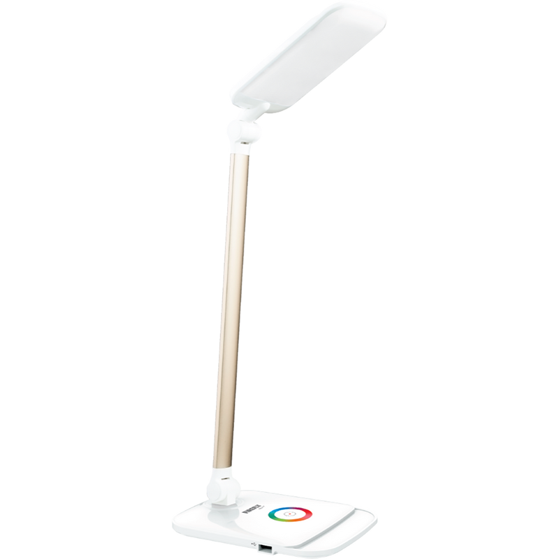 Firefly 60 LED Tri-color Desk Lamp with Multicolor Night Light