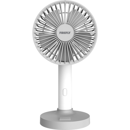 Firefly Portable Handy Stand Fan with Mobile Phone Holder