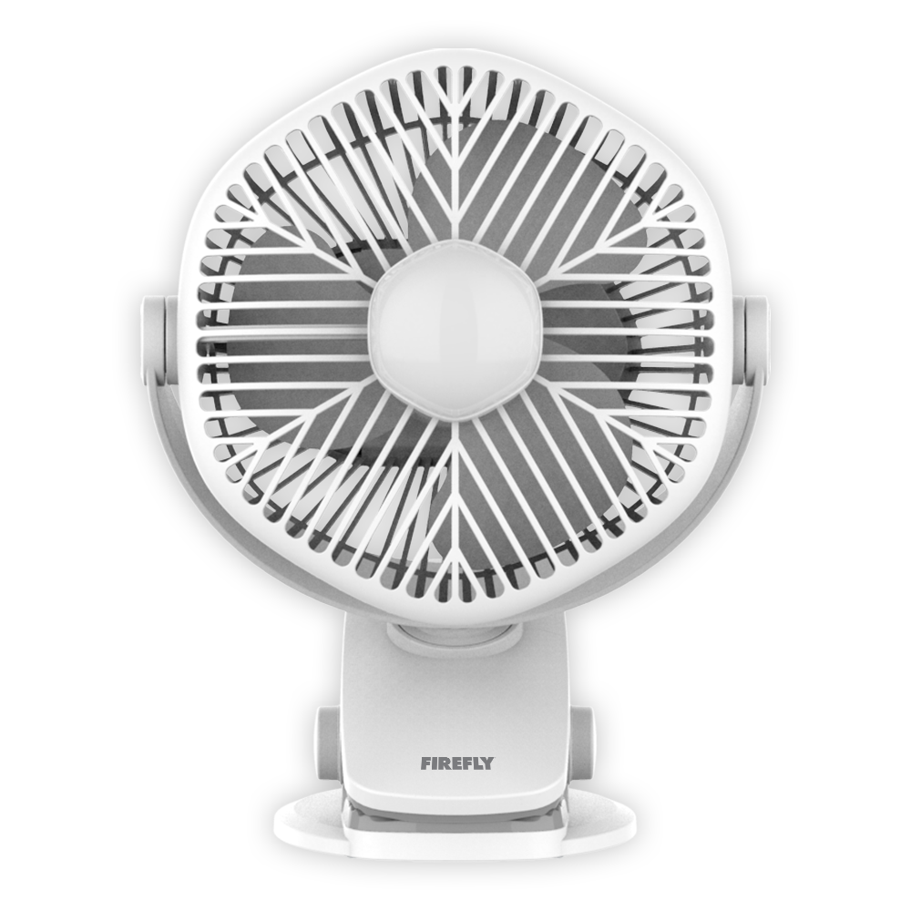 Rechargeable Clip-on Fan with Night Light