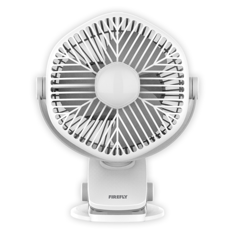Rechargeable Clip-on Fan with Night Light